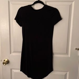 Black t-shirt dress